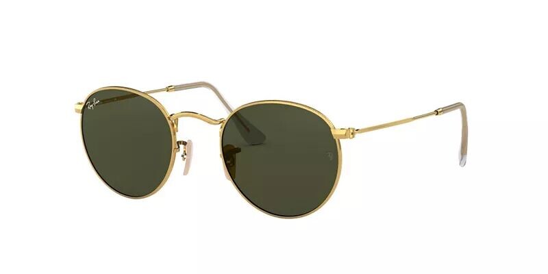 

Круглые металлические солнцезащитные очки Ray-Ban, зеленый/золотой