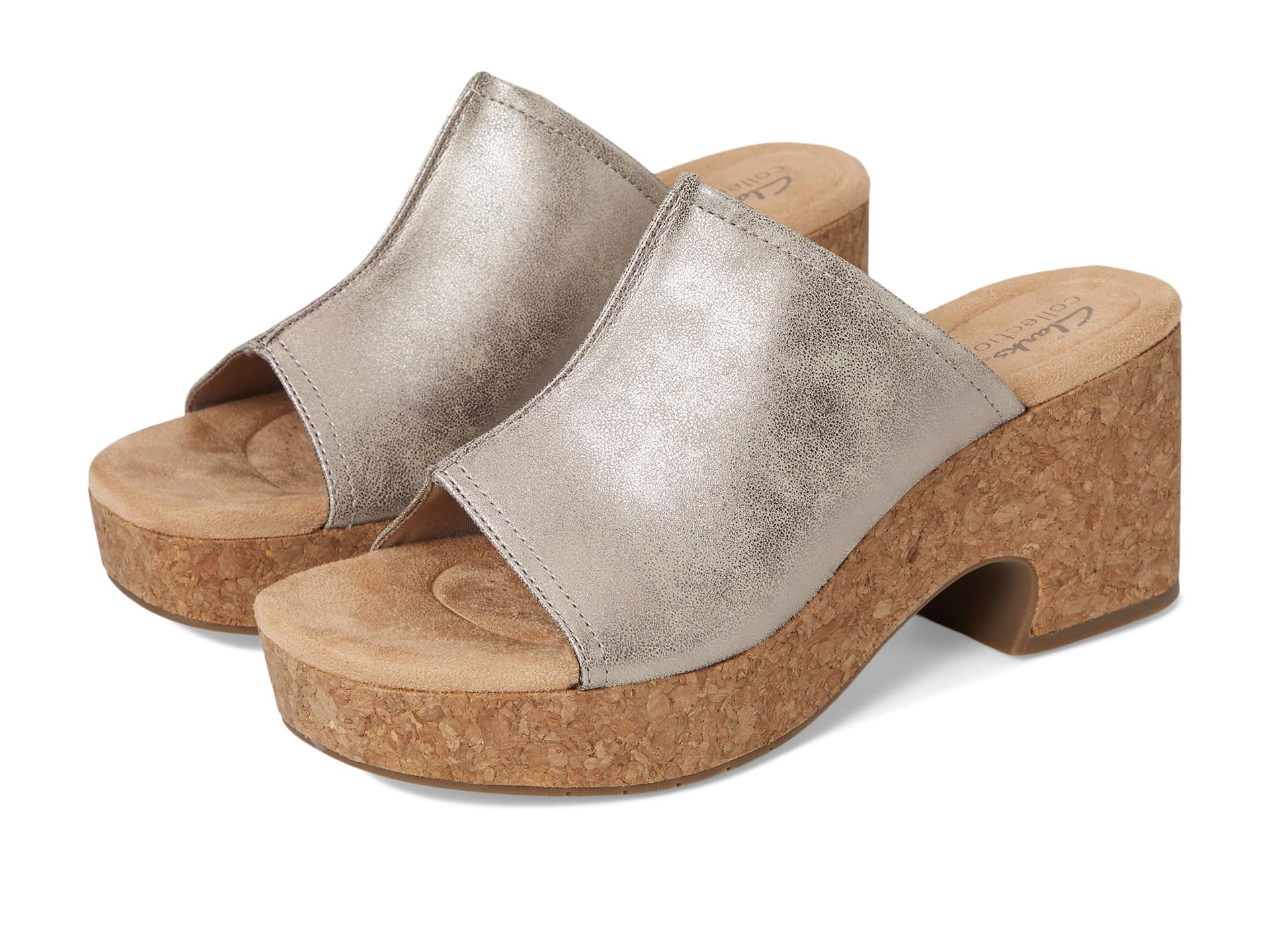 Сандалии Clarks Nerisa Vine, цвет Taupe Metallic Synthetic