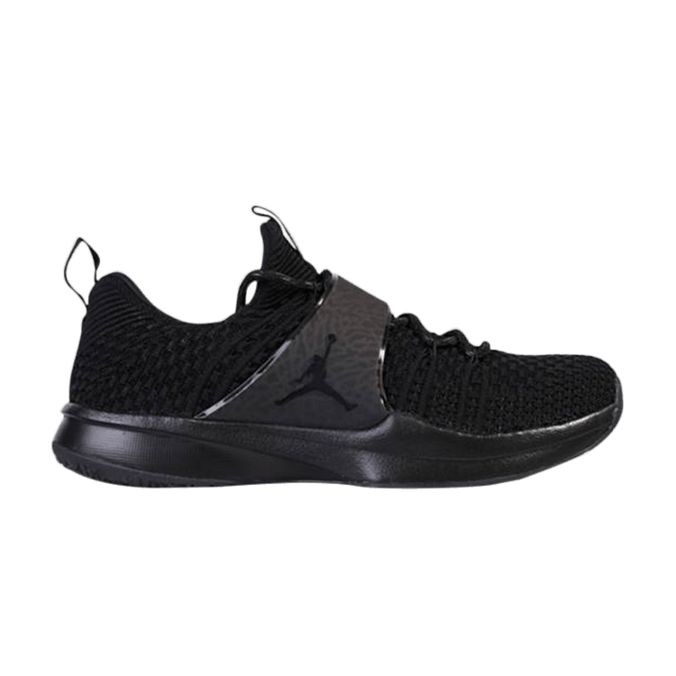 

Кроссовки Jordan Trainer 2 Flyknit 'Triple Black', черный