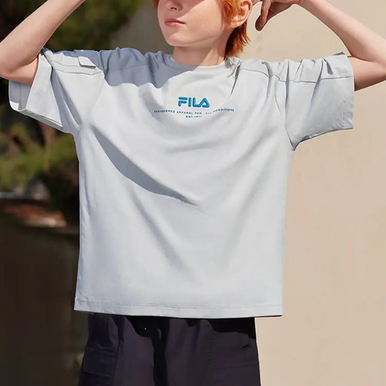 FILA KIDS Футболка rosemary gray детская — фото 4