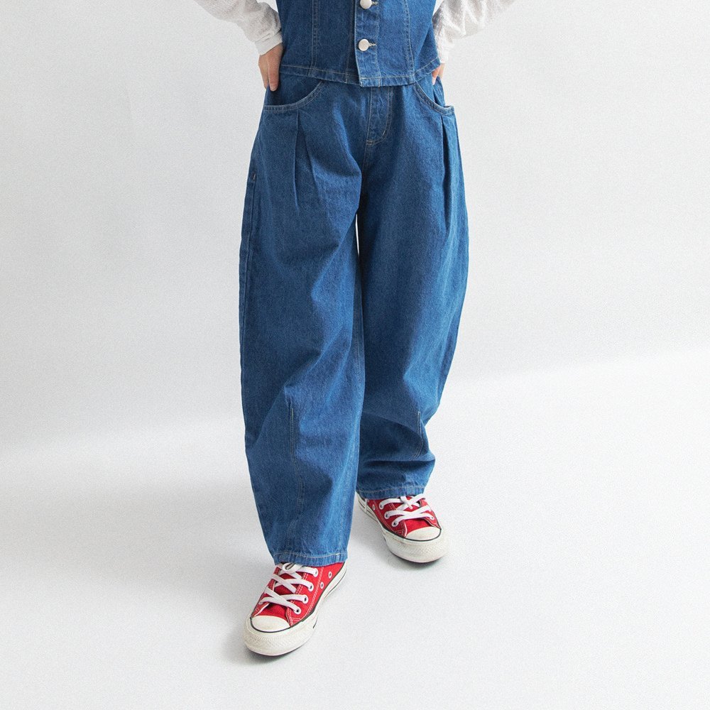Джинсовые брюки, заправленные в штанины Branshes, blue