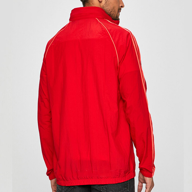 Куртка мужская алая Adidas Originals, цвет Scarlet — фото 4
