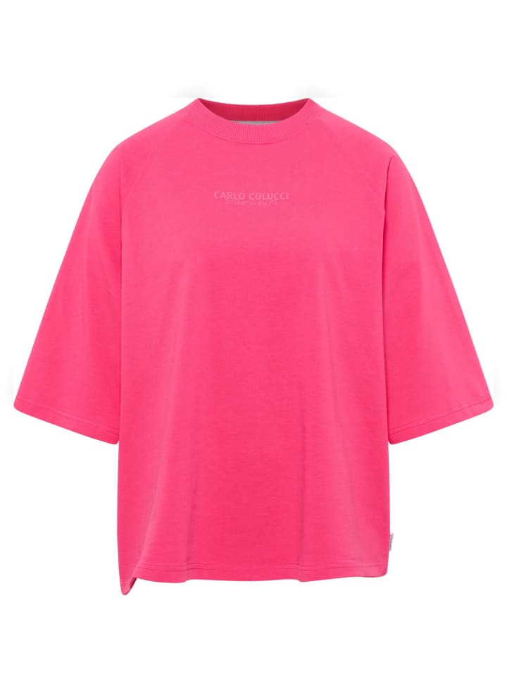 

Футболка Carlo Colucci T-Shirt Drovandi, розовый