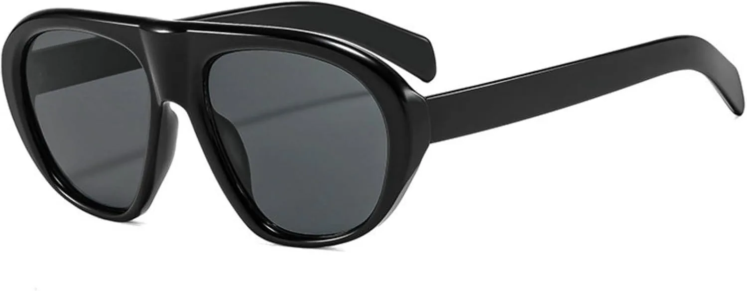 

Солнцезащитные очки Willochra Retro Oversized Pilot для женщин, винтажные, модные, в стиле 70-х, большие, цвета шампанского, с защитой от УФ-излучения, C1