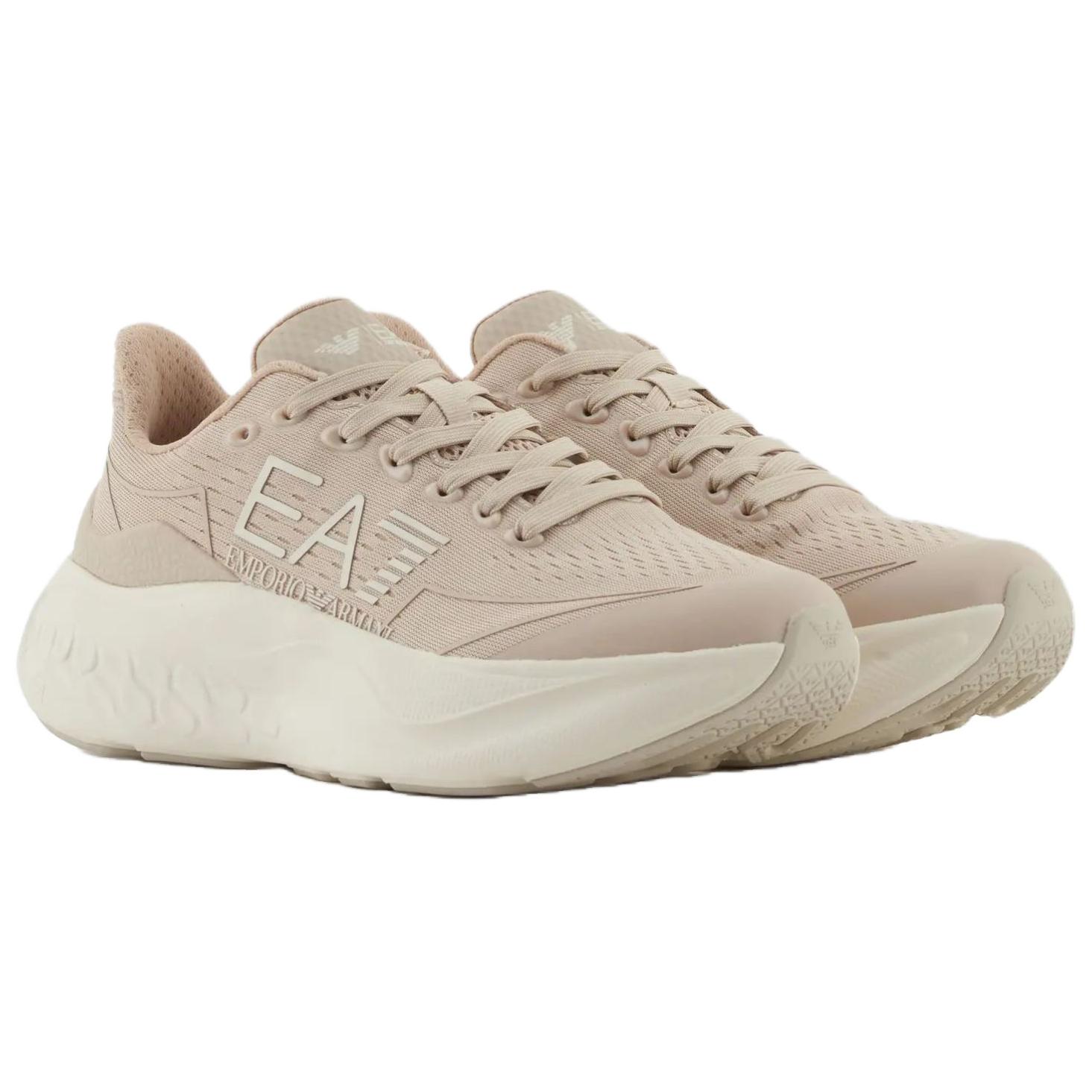 EA7 низкие повседневные кроссовки Unisex Light Beige EMPORIO ARMANI — фото 4