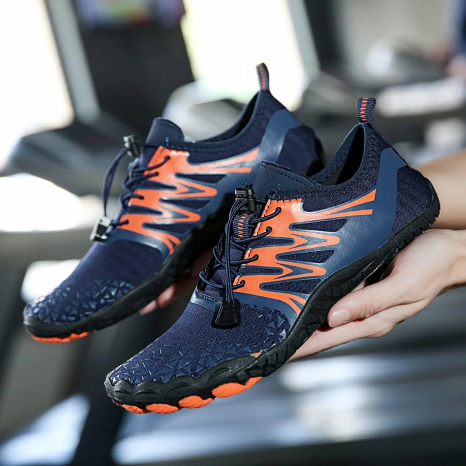 Обувь для плавания нескользящая водонепроницаемая SlipStop Generisch, 01 Dark Blue — фото 4