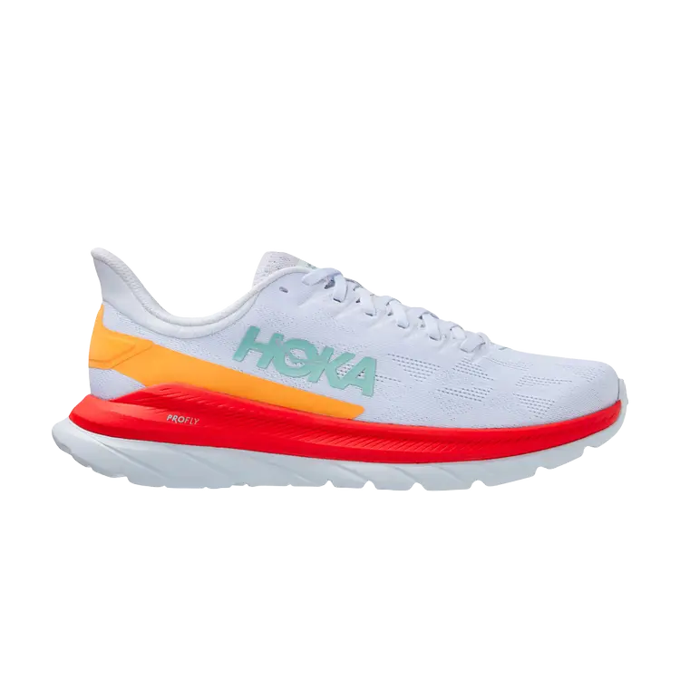 

Кроссовки HOKA Mach 4 'White Fiesta', белый