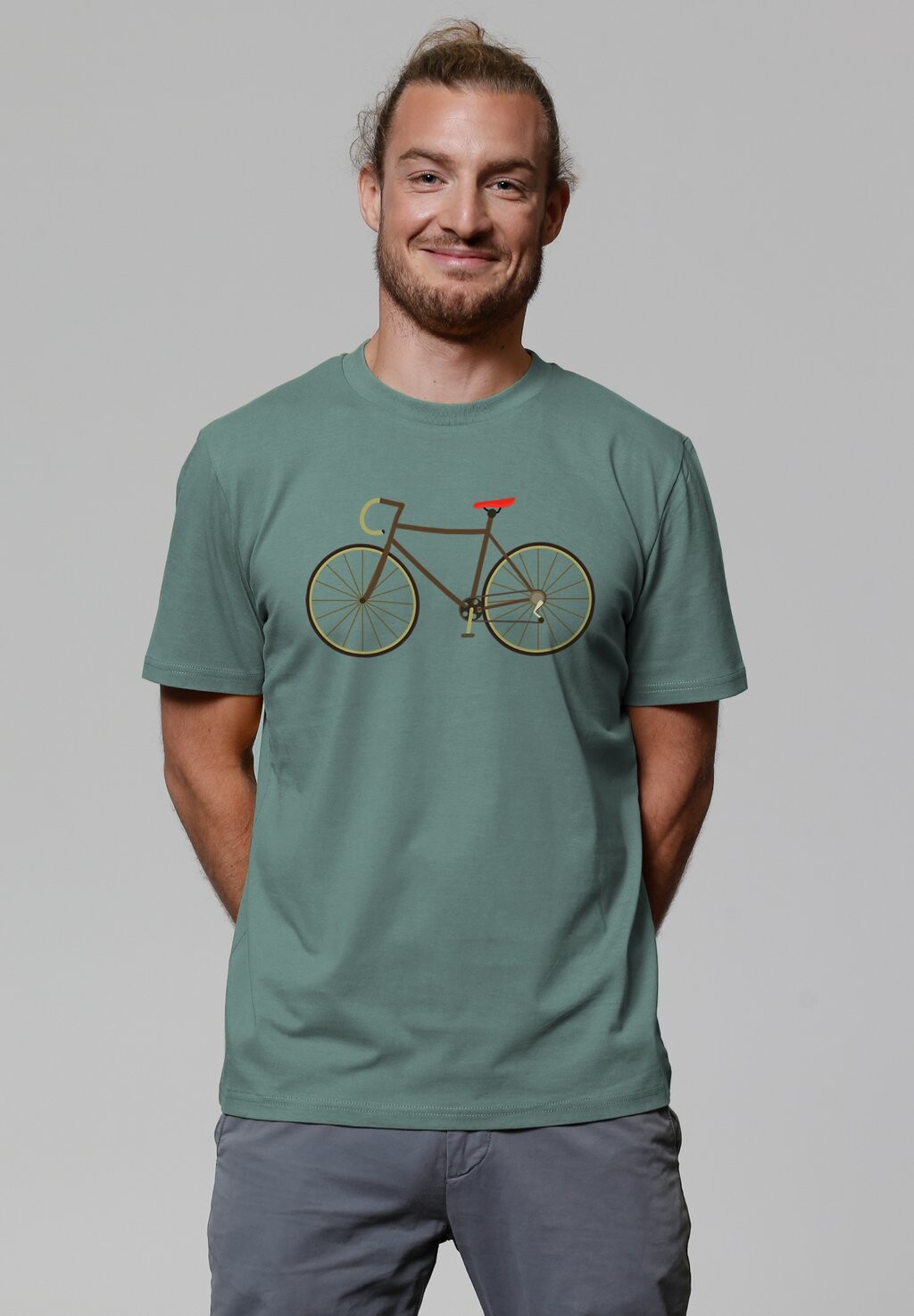 

Футболка с принтом FAHRRAD watapparel, темно-зеленый