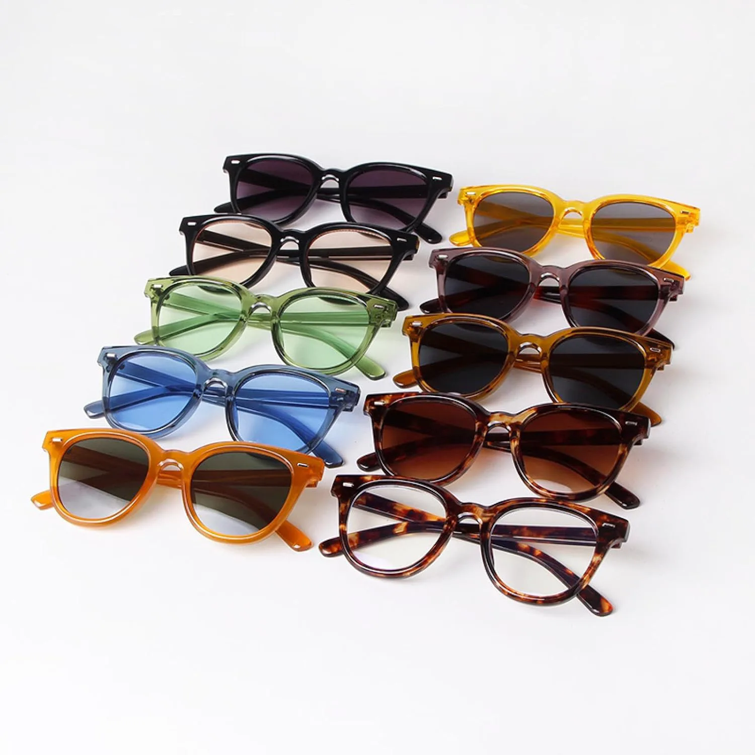 

Солнцезащитные очки с защитой от УФ-излучения UV400 | Круглые синие линзы | Для женщин и мужчин | Для занятий спортом на открытом воздухе и вождения DSVIGF, 07