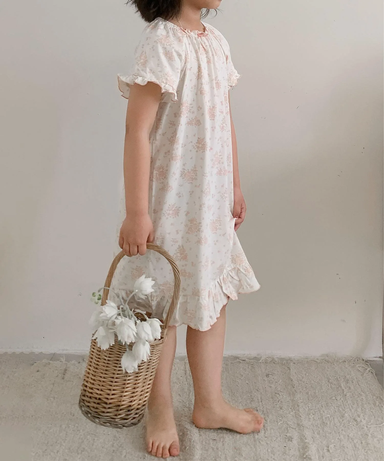 Платье для детской комнаты с принтом Aimoha Kids, pink — фото 3