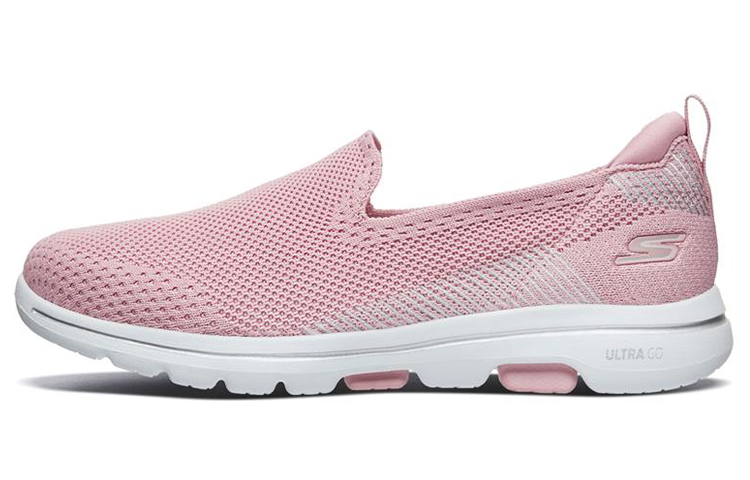 Туфли-слипоны Go Walk 5 женские, низкие, розовые Skechers