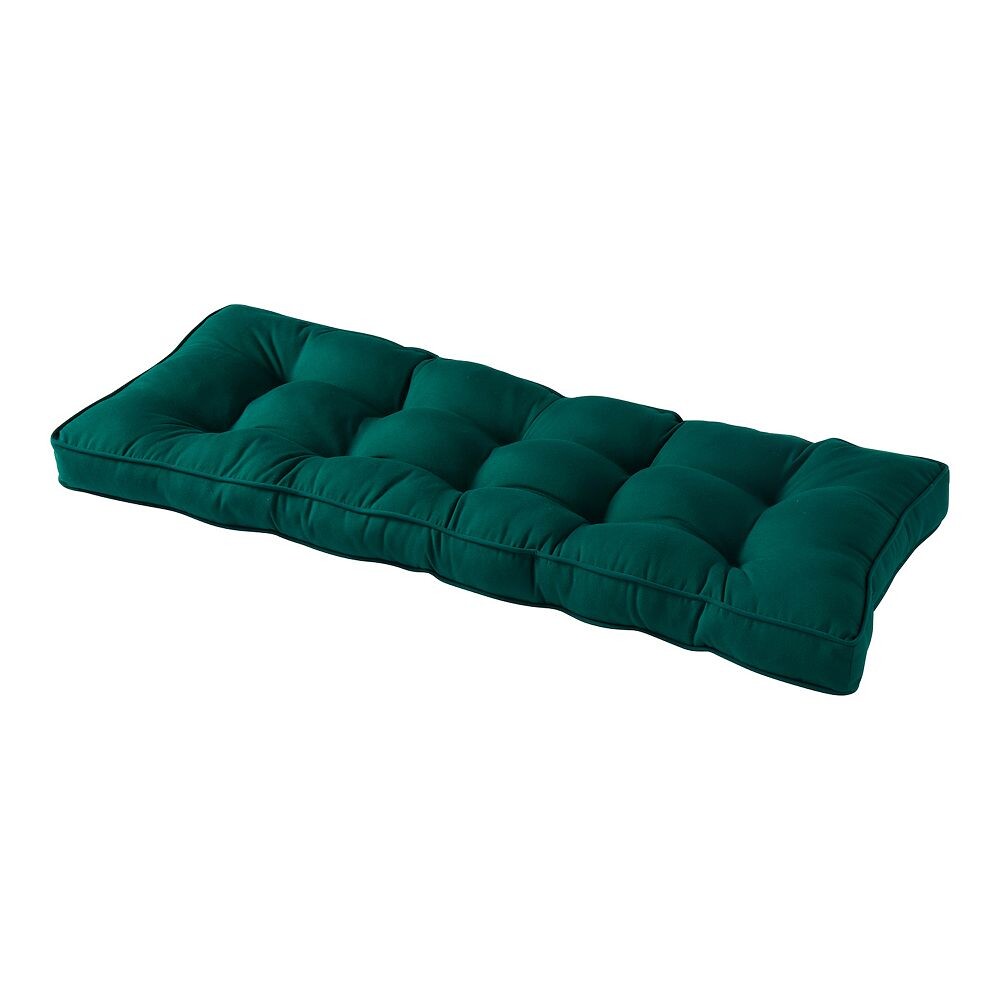 

Greendale Home Fashions 51-дюймовая тканевая подушка для уличной скамейки Sunbrella, цвет Forest