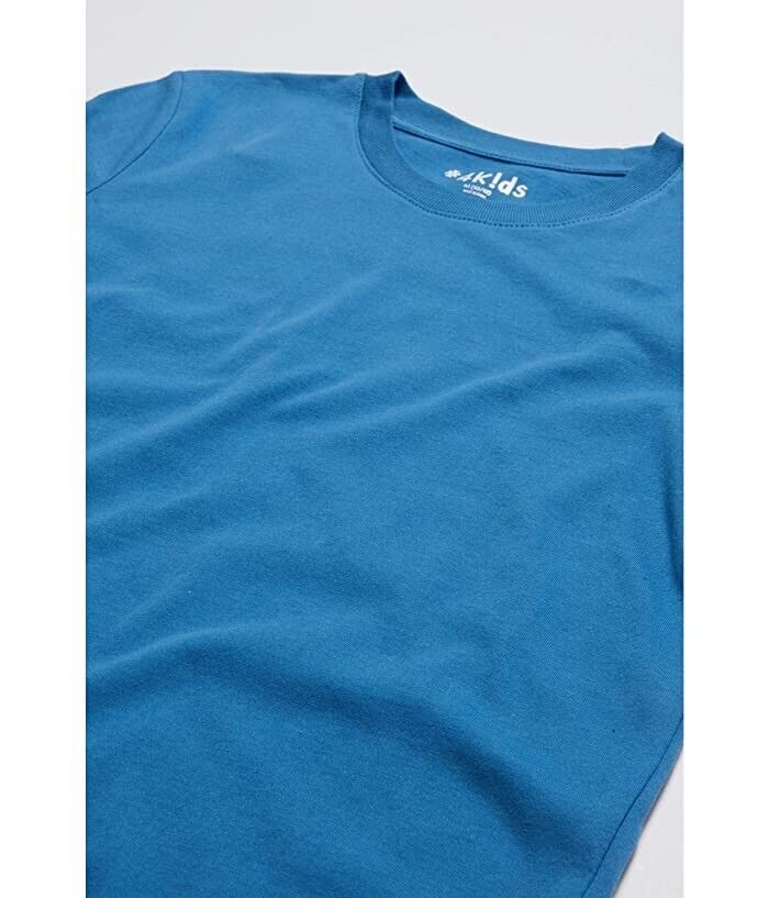 Детская футболка #4kids Essential T-Shirt Deep Water, 100% хлопок, короткий рукав, JDM991, синий — фото 3