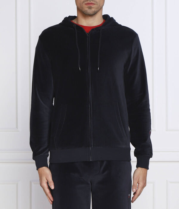 

Толстовка велюровая Tommy Hilfiger Regular Fit, синий