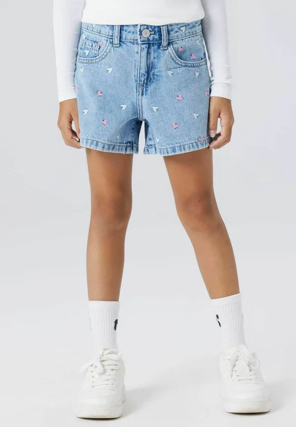 Джинсовые шорты Name It, Light Blue Denim — фото 2