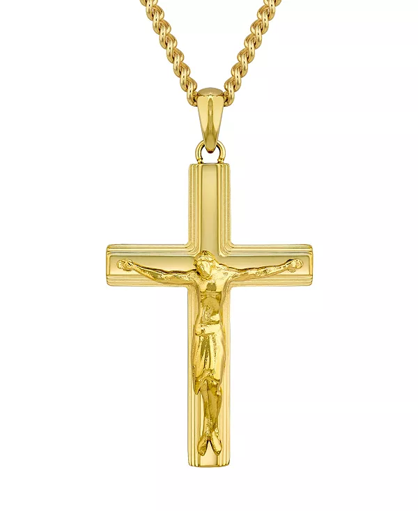 

Мужской кулон-распятие Vincero, gold