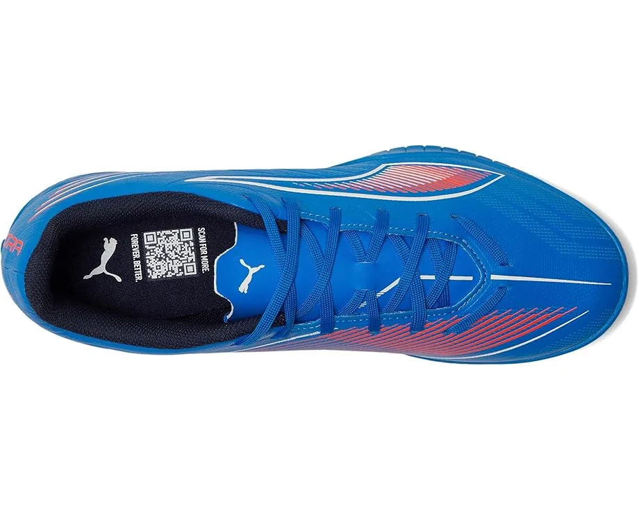 Кроссовки PUMA Ultra 6 Play Turf Trainer Soccer Cleats, Ultra Blue/White/Glowing Red — фото 2