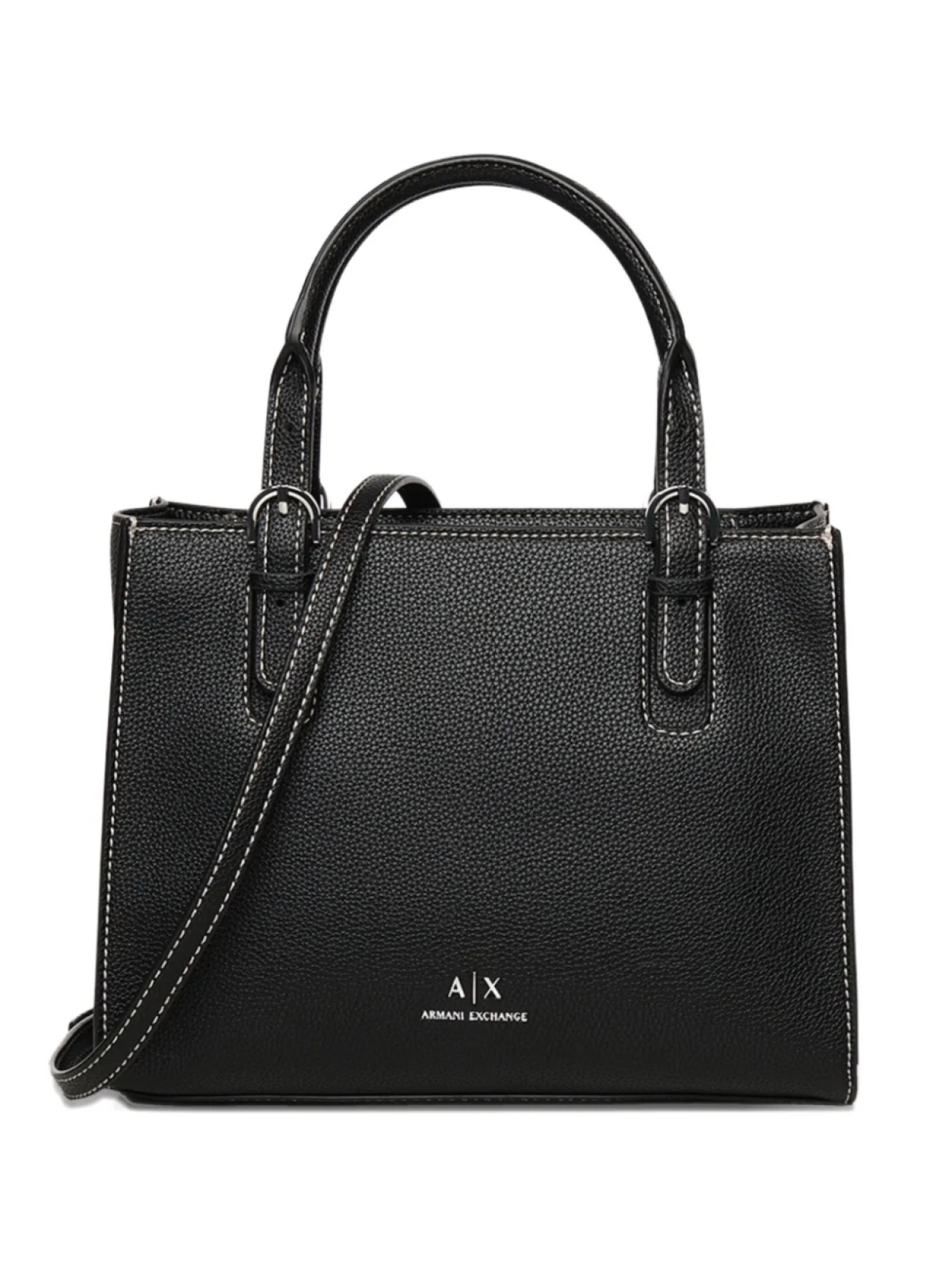 

Сумка через плечо с логотипом Armani Exchange, черный