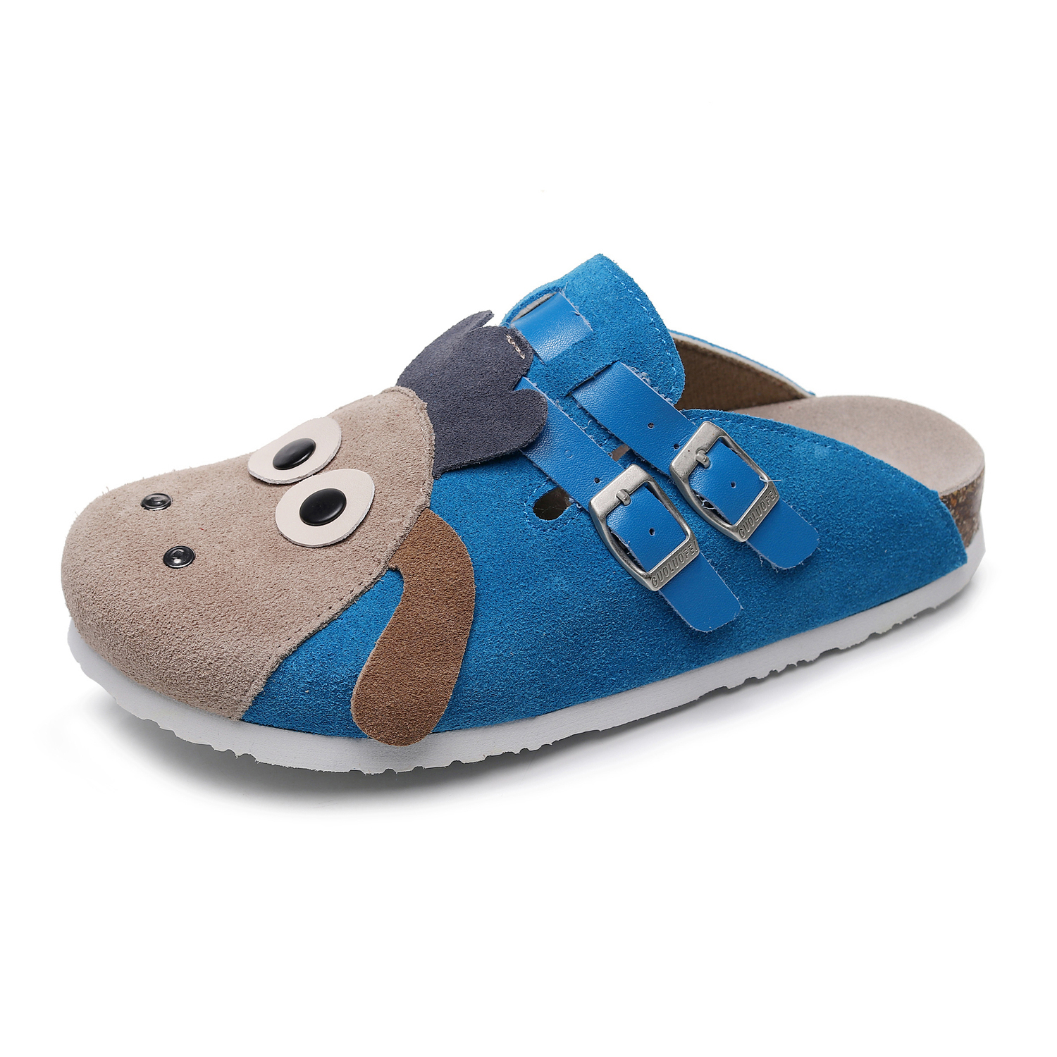 

Golofi Унисекс тапочки с закрытым носком и звериным принтом синие, цвет Blue Animal Closed Toe