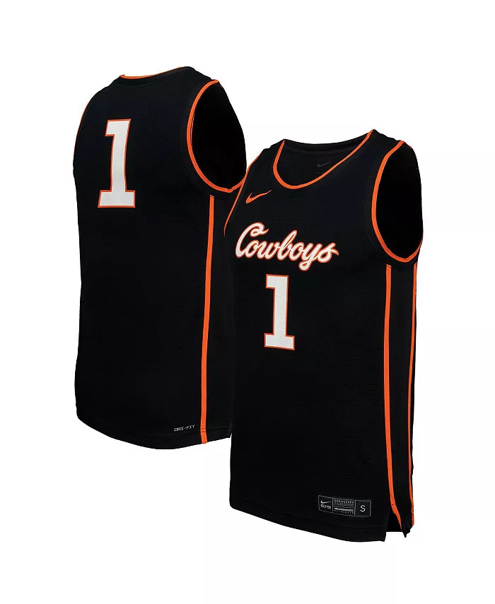 

Мужская черная баскетбольная майка Oklahoma State Cowboys, реплика, 1 шт Nike