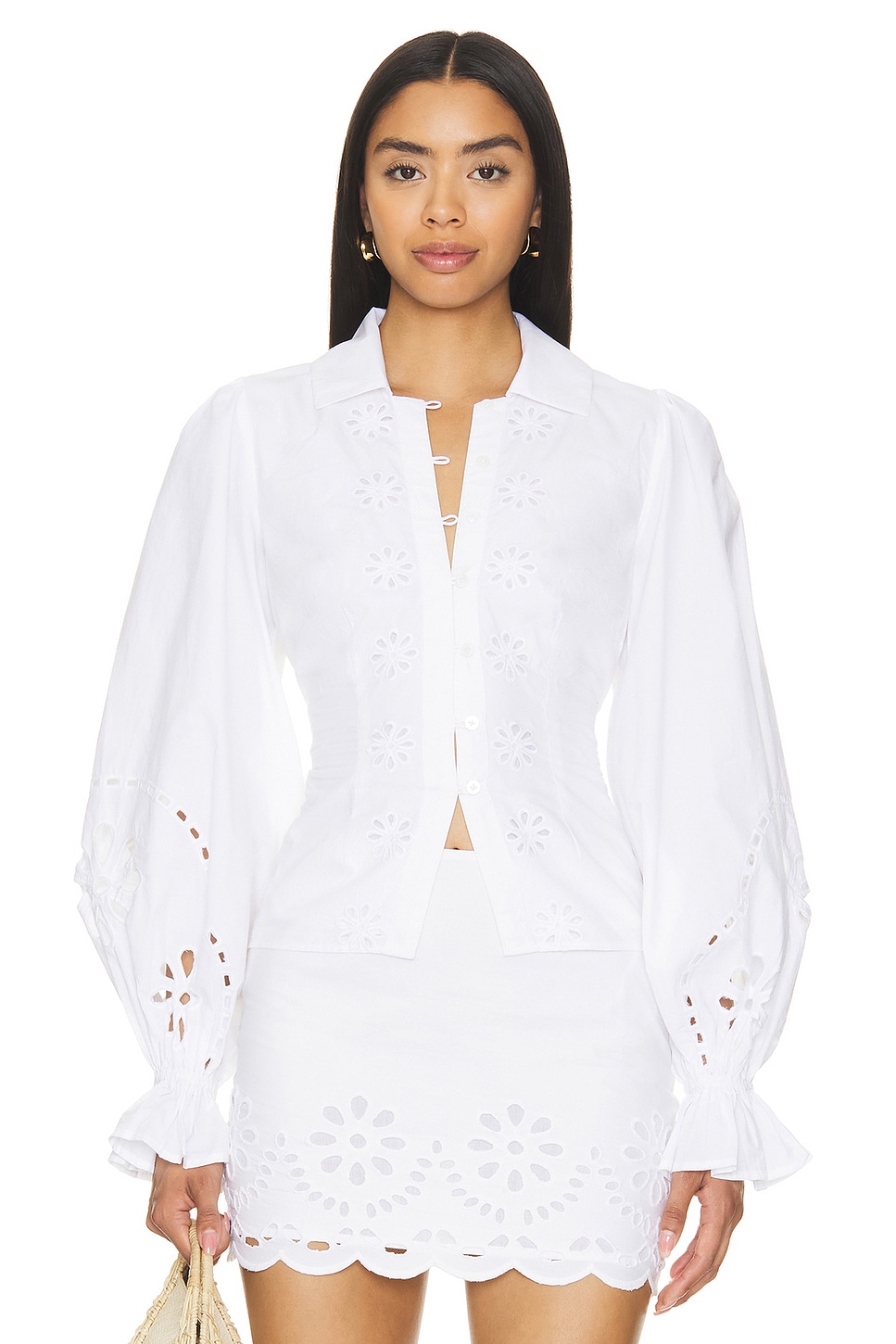 

Рубашка с пуговицами Tess Tularosa, white