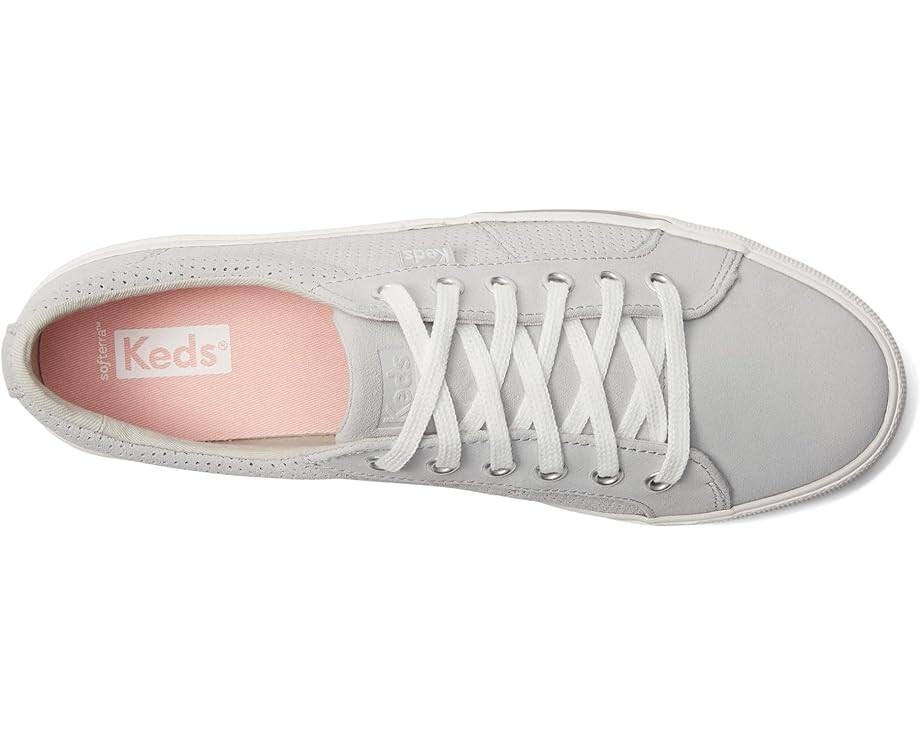 Кроссовки Keds Jump Kick Duo Lace Up, цвет Grey Perf Suede — фото 2