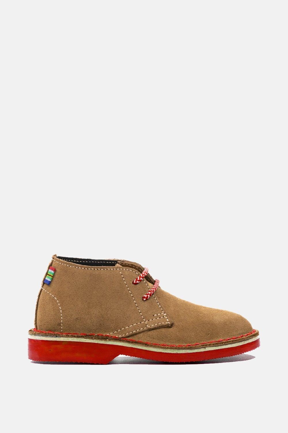 

Замшевые ботильоны Heritage Veldskoen Shoes, красный