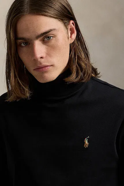 Лонгслив с длинным рукавом Polo Ralph Lauren, черный