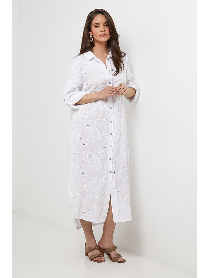 

Длинное платье Rodier Lin, белый