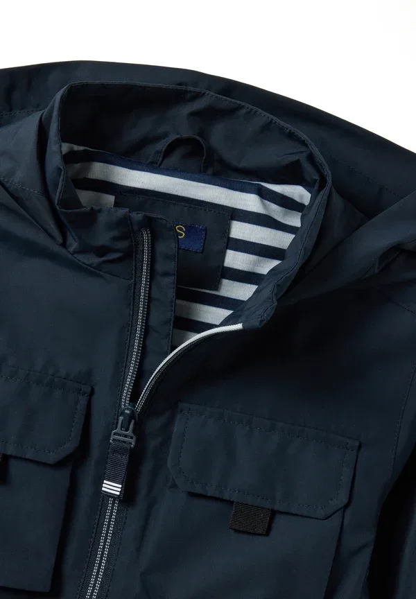 Куртка Ovs Lined regular fit with hood light jacket, голубая — фото 3