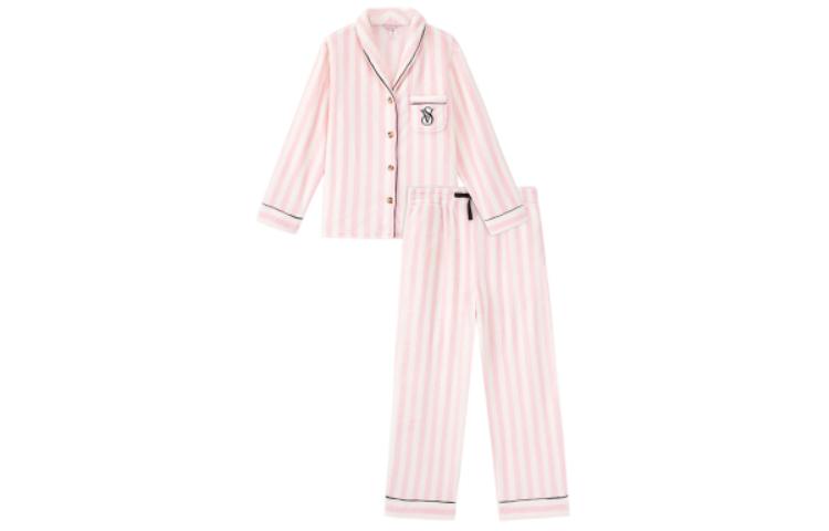 

Пижамный комплект женский розовый Victoria's Secret, розовый (базовый комплект)