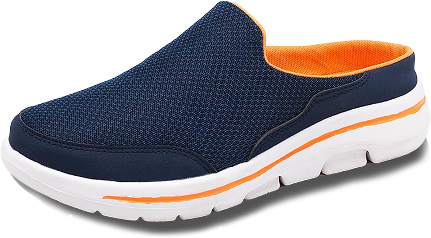 

Мужские садовые туфли, повседневные сабо, женские домашние тапочки, уличные, с противоскользящей подошвой, комфортные шлепанцы для прогулок Ihinzry, синий