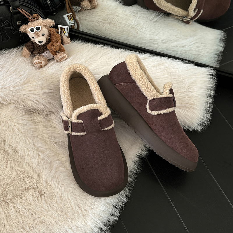 Yeezyy Reezy Женские повседневные туфли-лодочки кофейного цвета, цвет Coffee — фото 3
