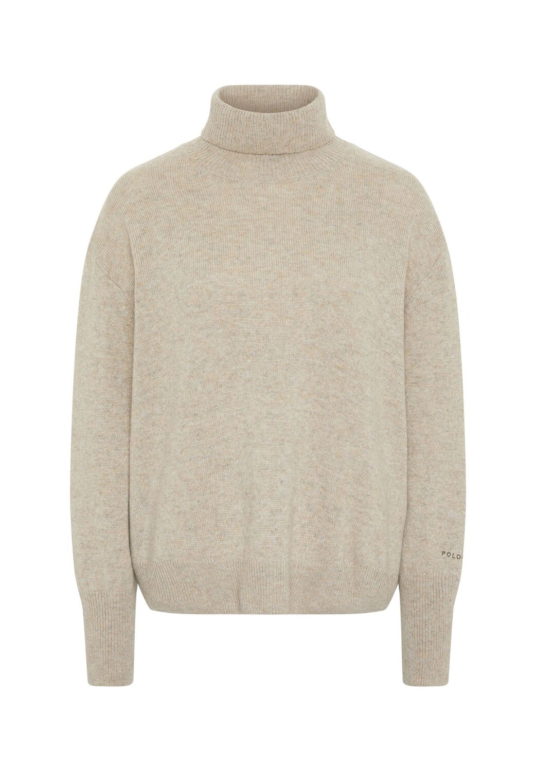

Вязаный свитер с высоким воротником POLO SYLT, цвет Oxford Tan Melange