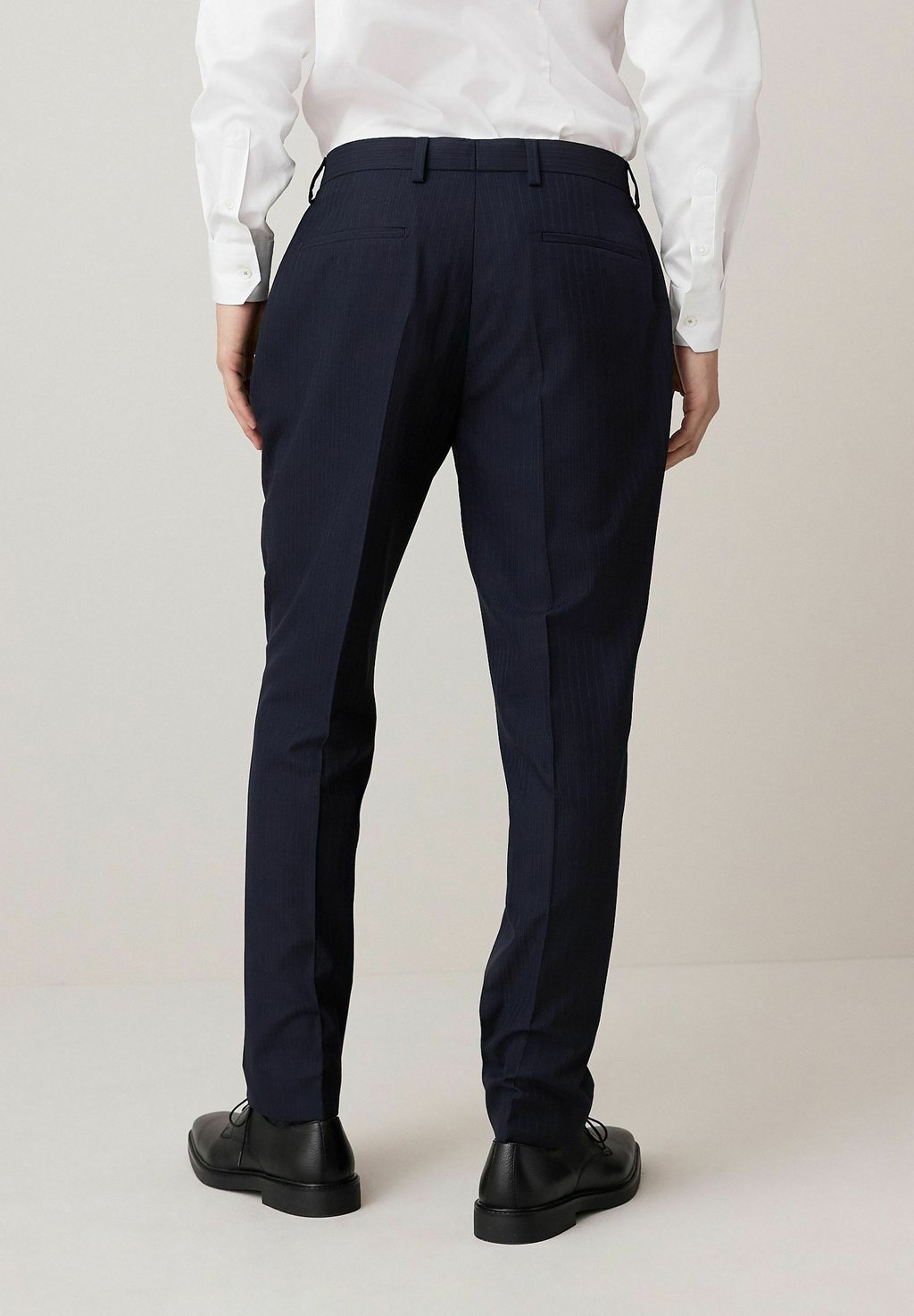 Костюмные брюки SLIM FIT STRIPED - Trousers Next, синий — фото 2