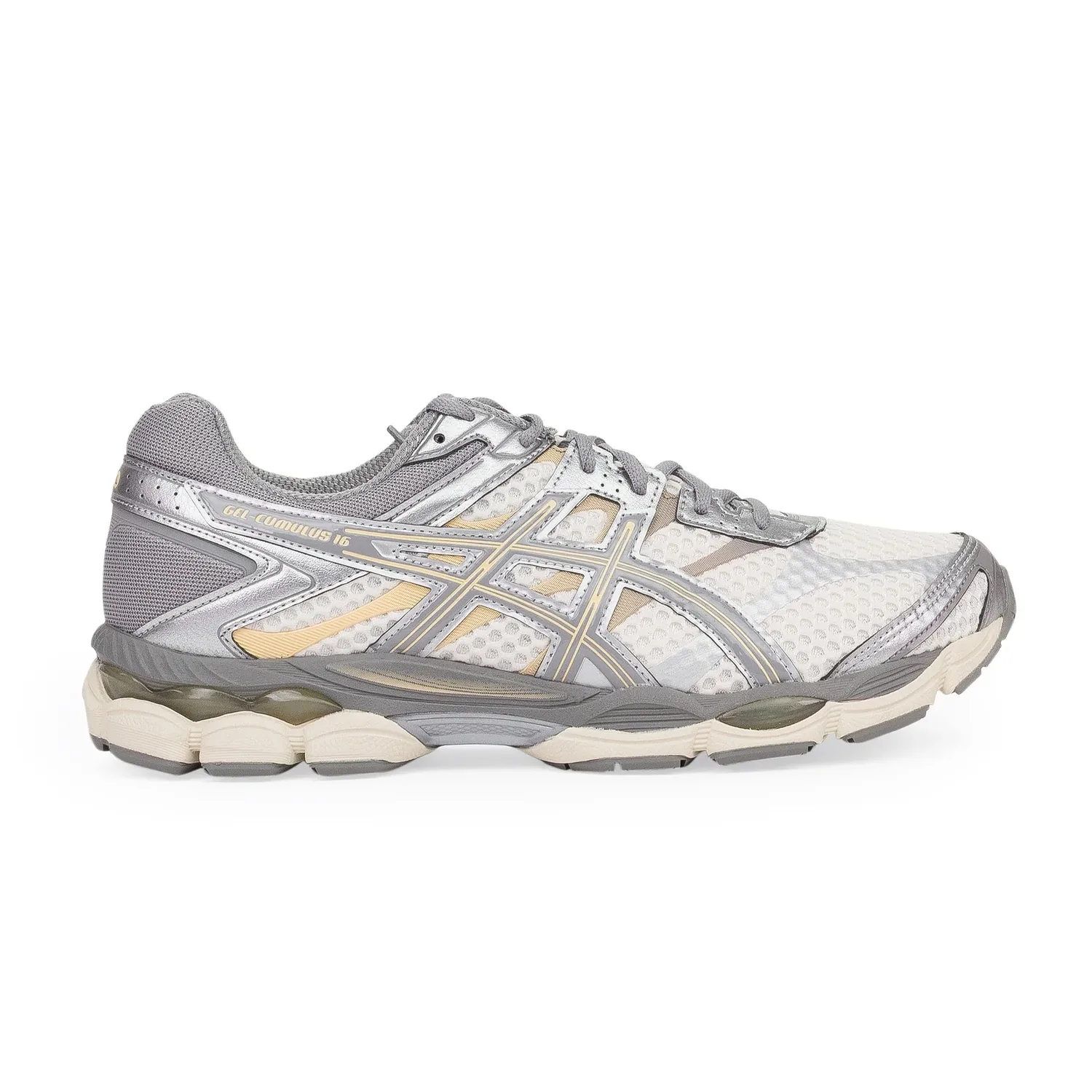 Кроссовки Gel-Cumulus 16 кремового/глиняно-серого цвета Asics