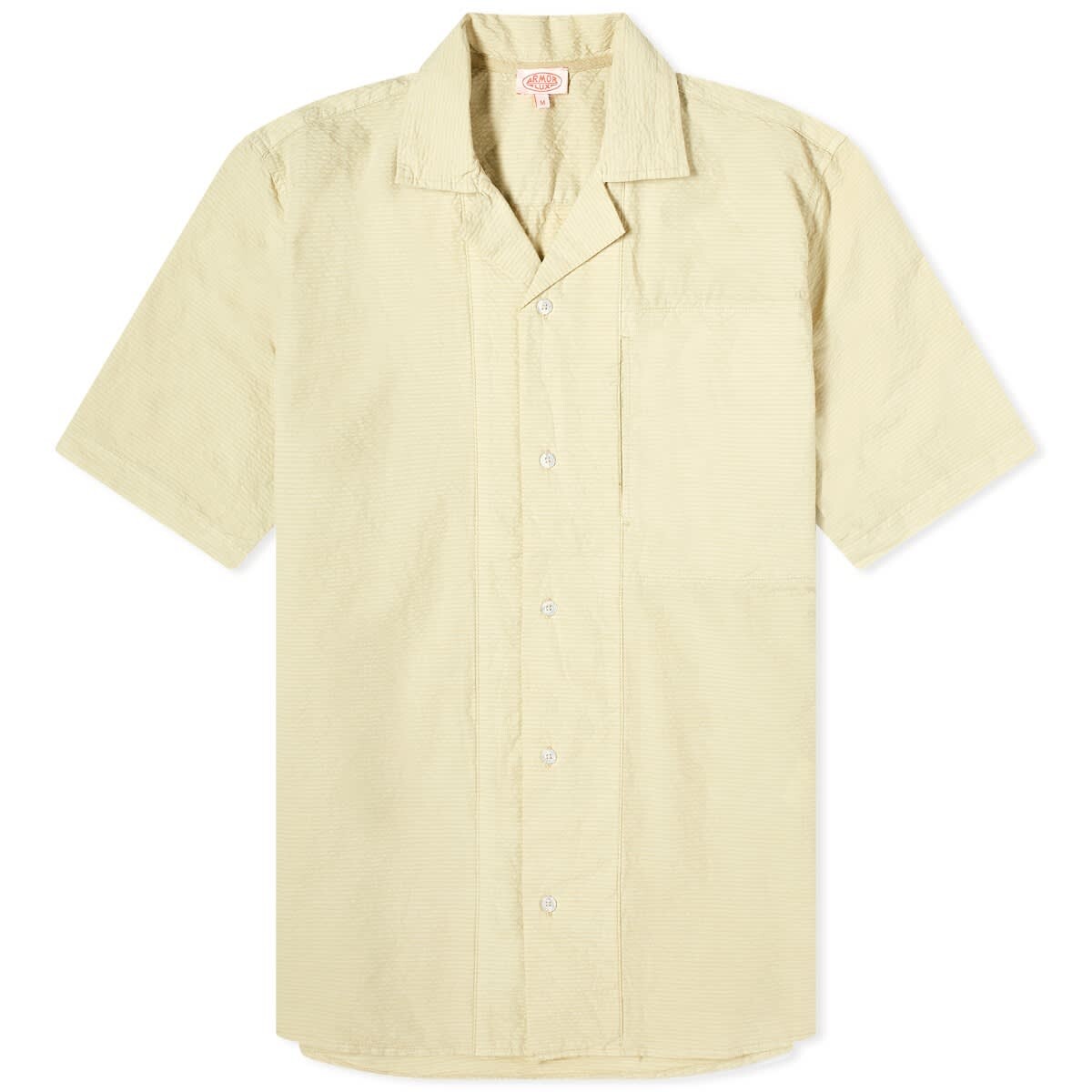 

Рубашка с коротким рукавом Armor-Lux Seersucker Vacation Shirt, цвет Pale Olive