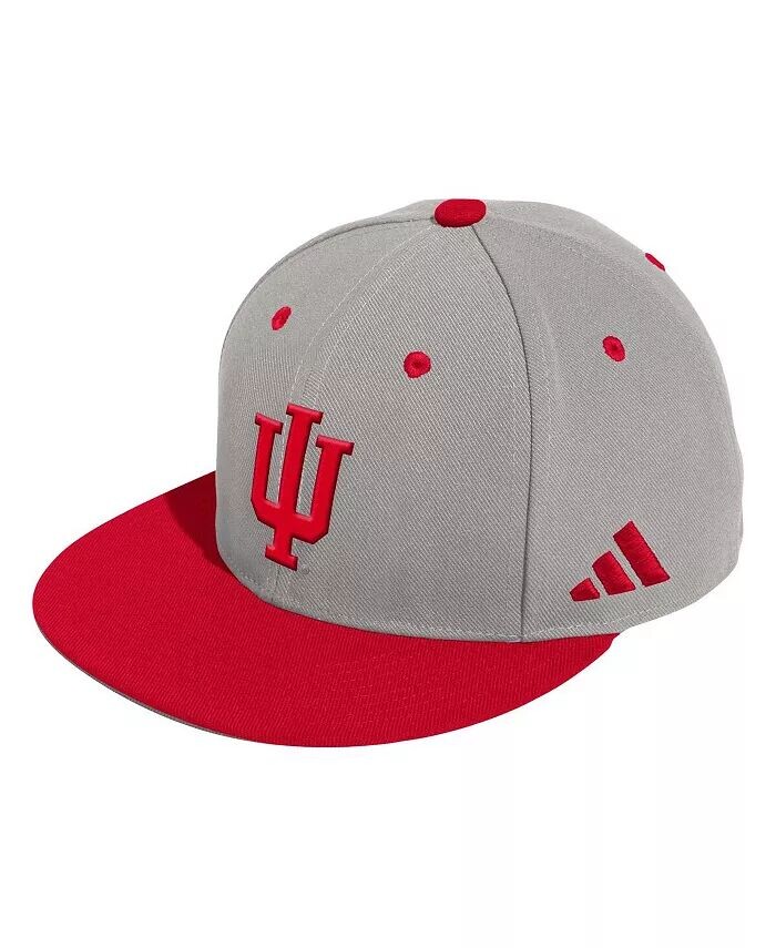 

Мужские серые бейсбольные кепки Indiana Hoosiers для поля Adidas, серый