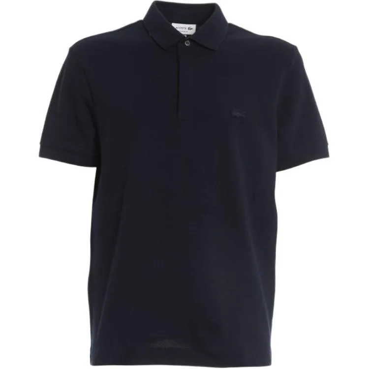Поло с коротким рукавом LACOSTE, темно-синий
