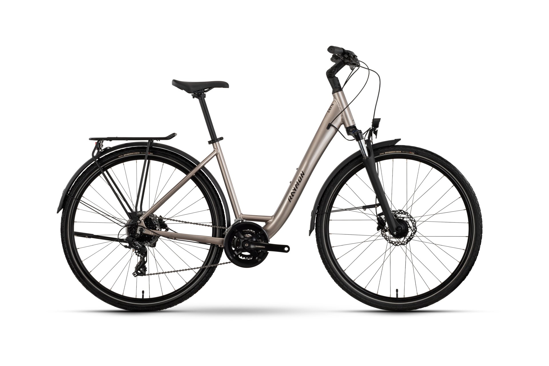 

Трекинговый велосипед Raymon Zayn comp - 28 дюймов - tiefeinsteiger - 2026, grün | salviagreen