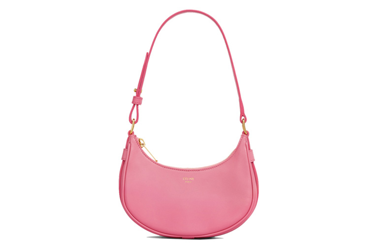 

CELINE Сумка из гладкой коровьей кожи, сумка через плечо, женская сумка через плечо vibrant pink