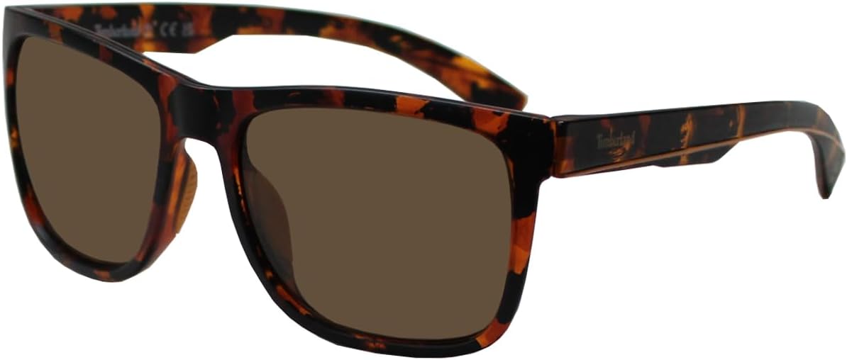 

Timberland Golf 7269 спортивные солнцезащитные очки, коричневая черепаховая оправа/янтарные линзы