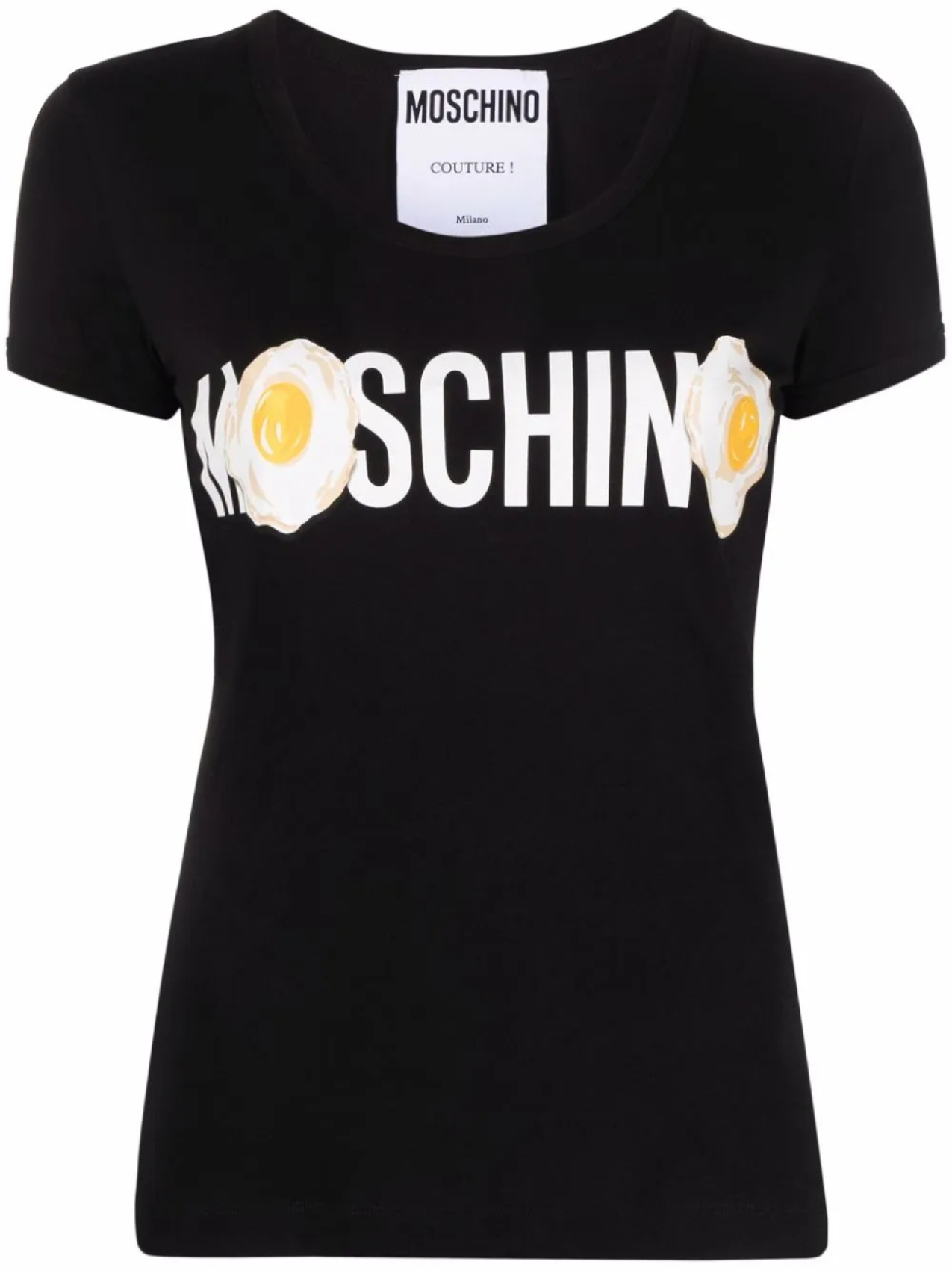 

Moschino футболка с логотипом, черный