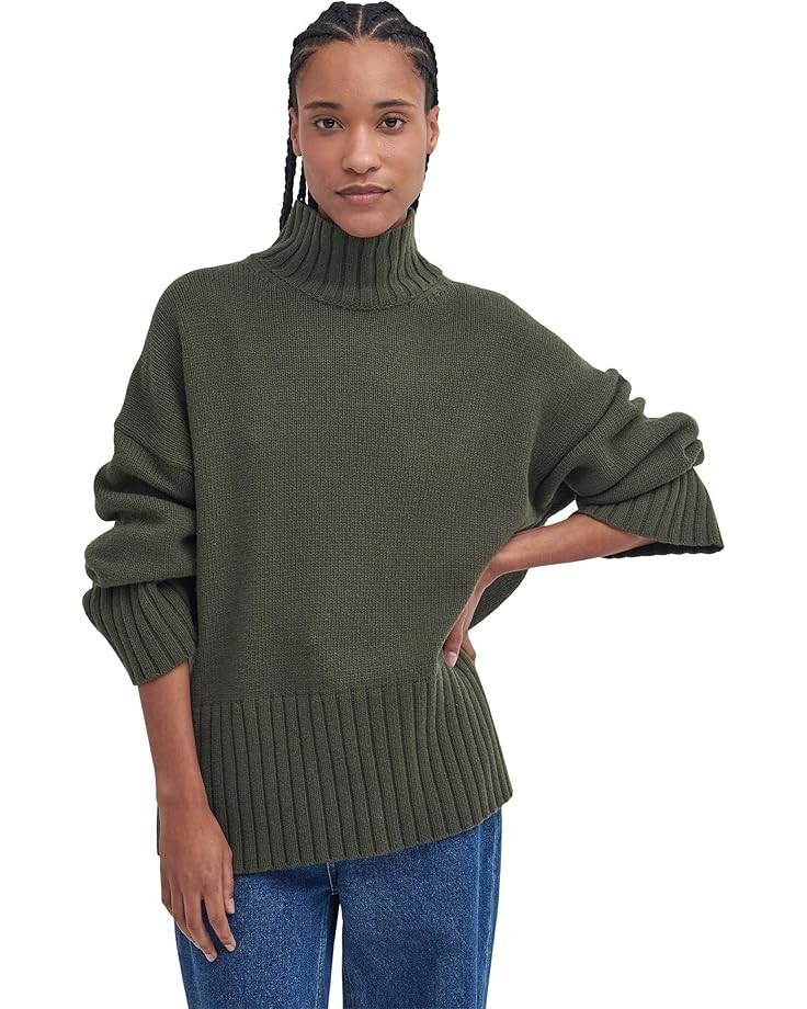 

Свитер Barbour Barbour Serena Knitted Jumper, цвет Dark Moss