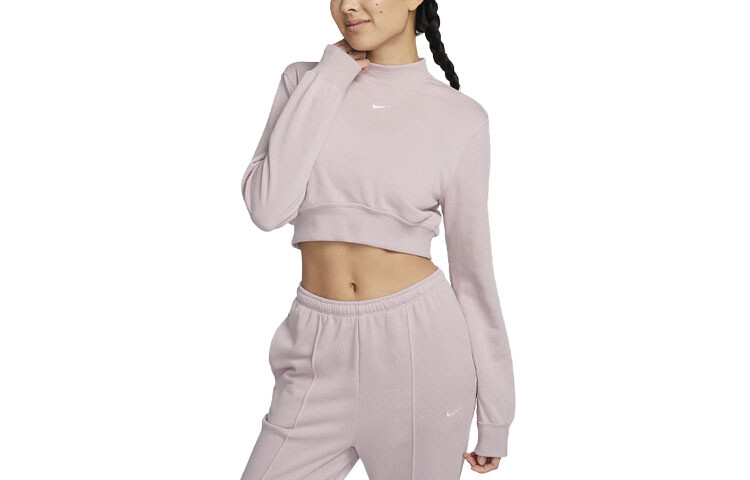 

Укороченный топ женский розовый Nike