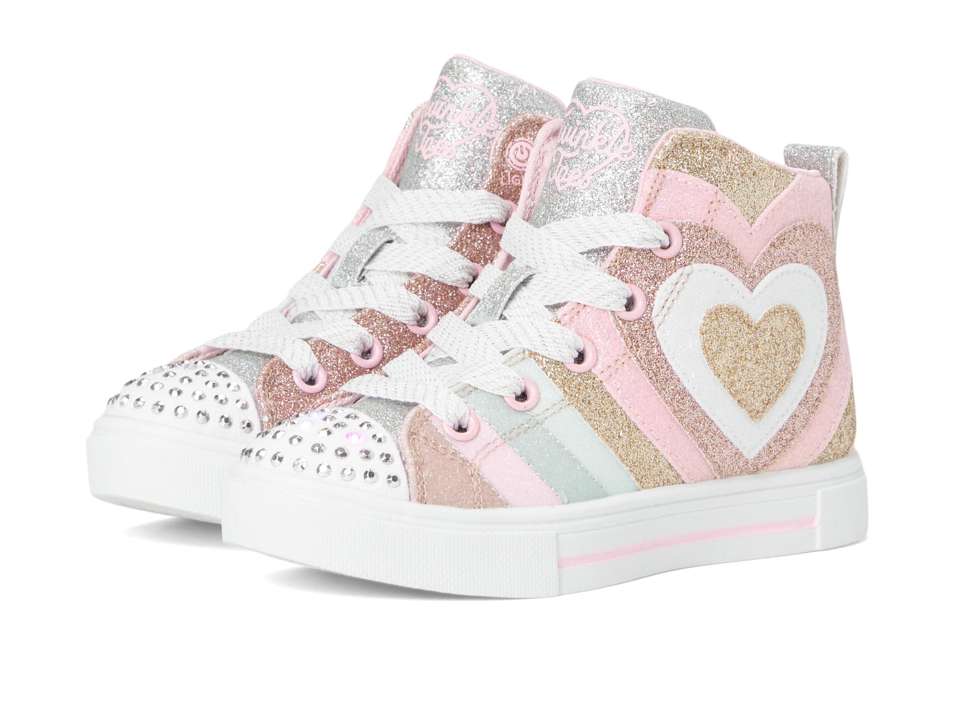 

Кроссовки SKECHERS KIDS Twinkle Sparks - Heart Pop, Rosegold