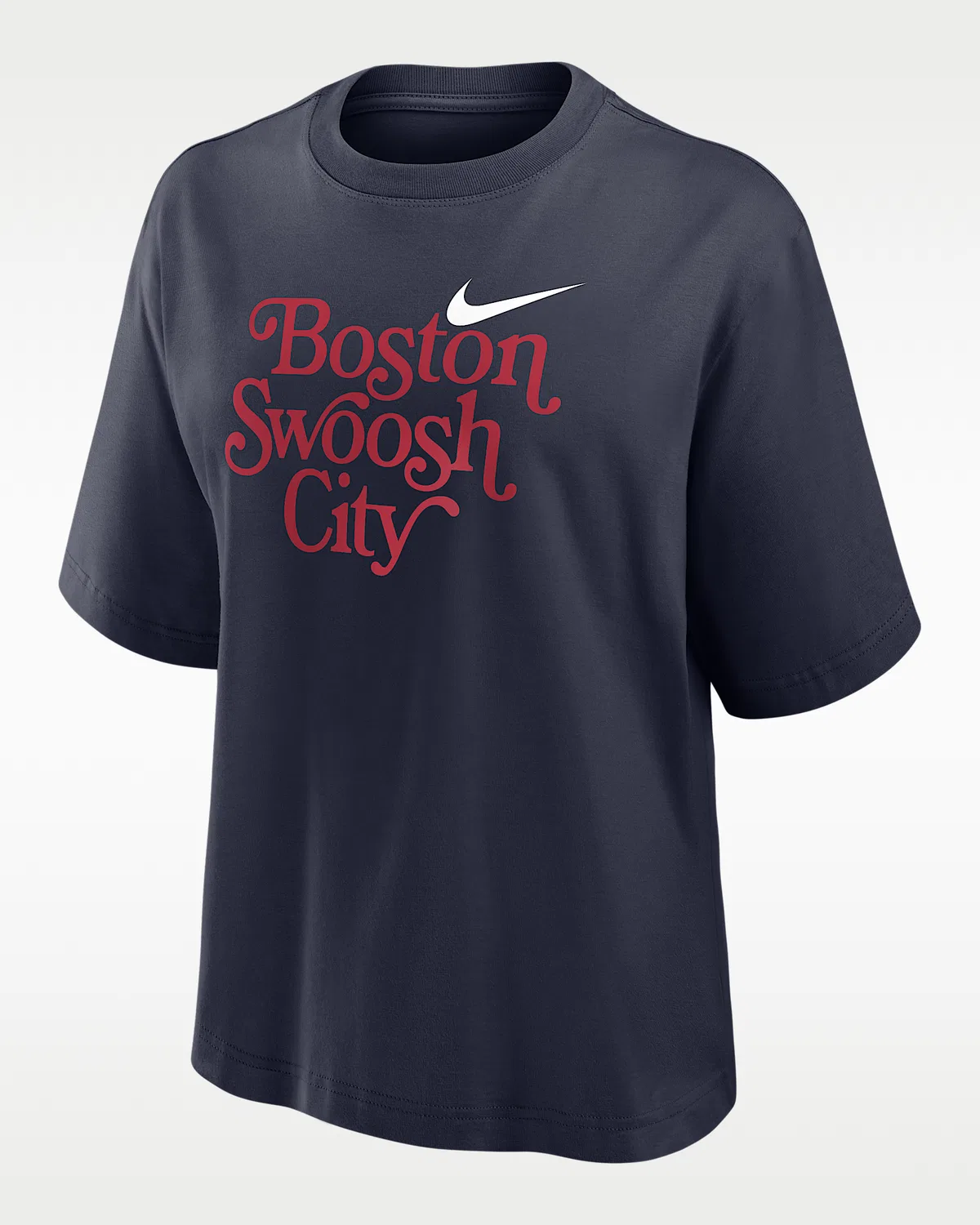 Женская футболка Nike Sportswear Boston Boxy, College Navy