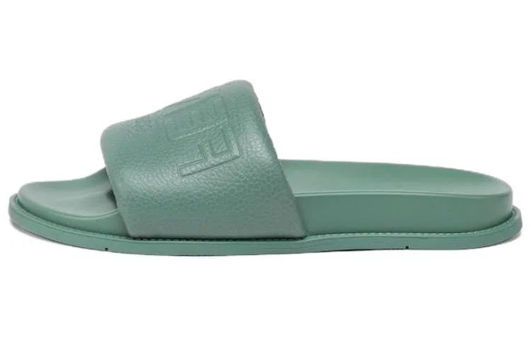 Шлепанцы зеленые FENDI