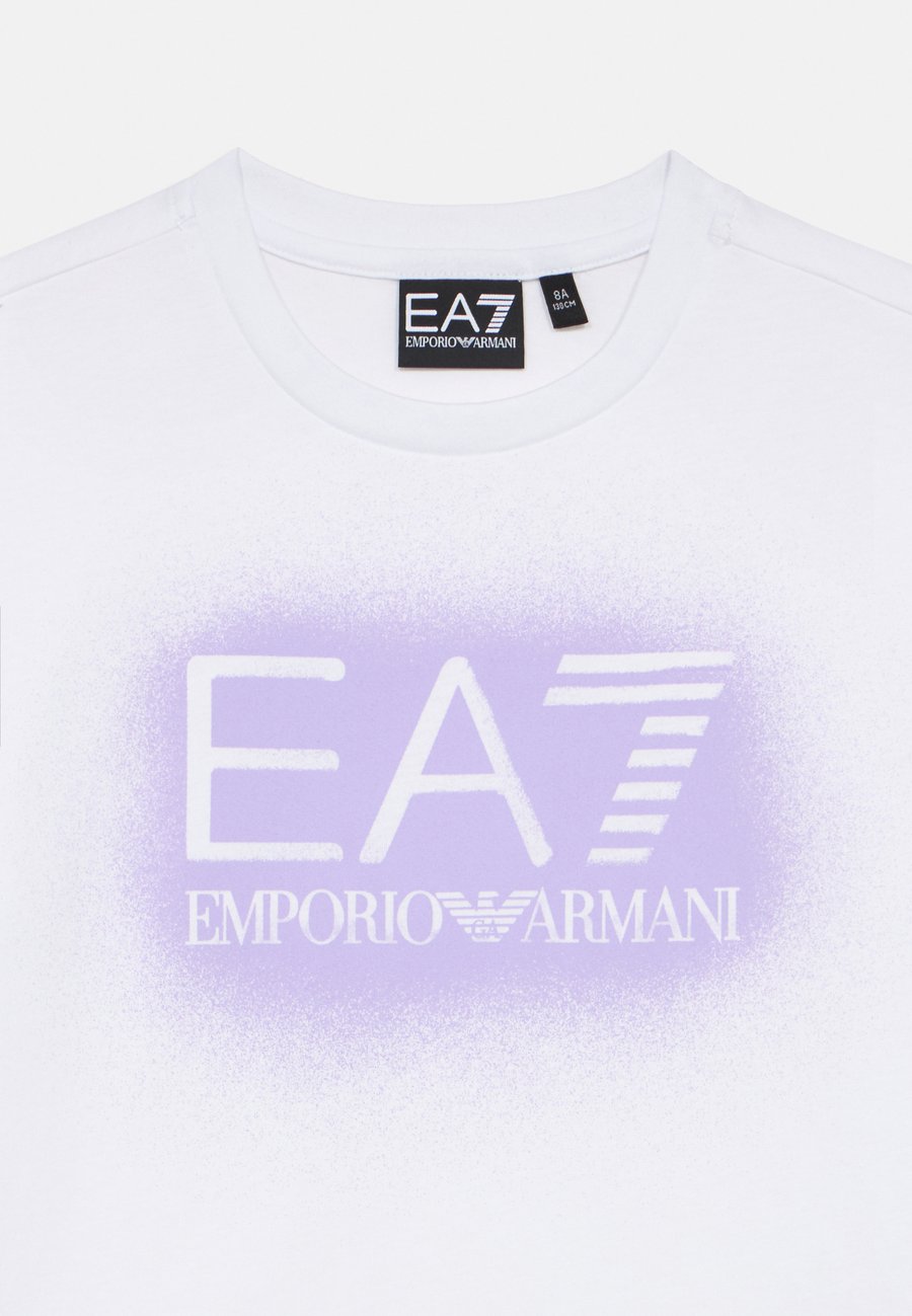 Футболка EA7 Emporio Armani Print T-shirt, White — фото 3