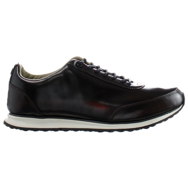 Женские бордовые кроссовки Helaine runner 3 srw Lacoste, коричневый